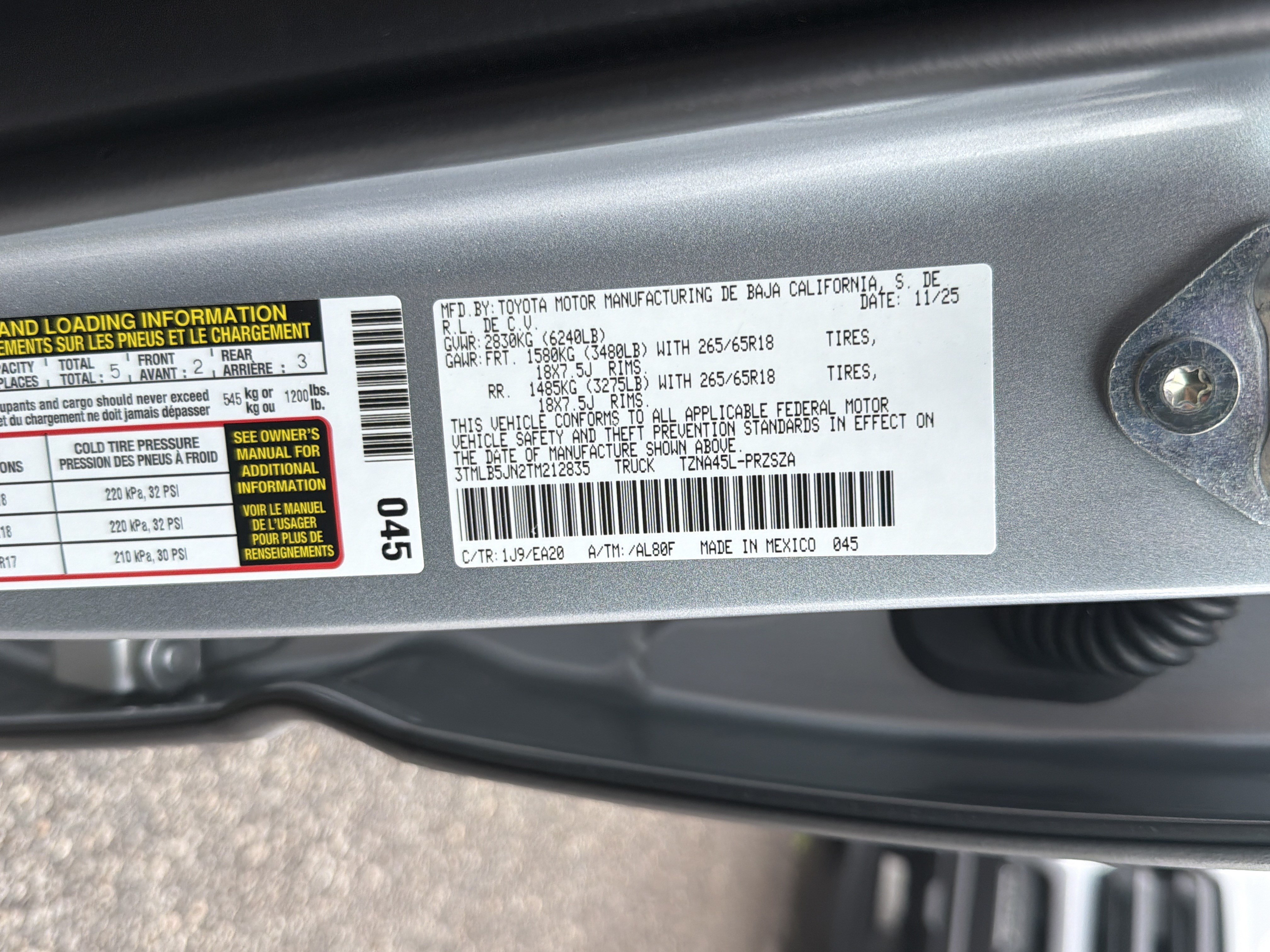 New 2026 Celestial Silver Metallic Toyota TRD Off Road image 27