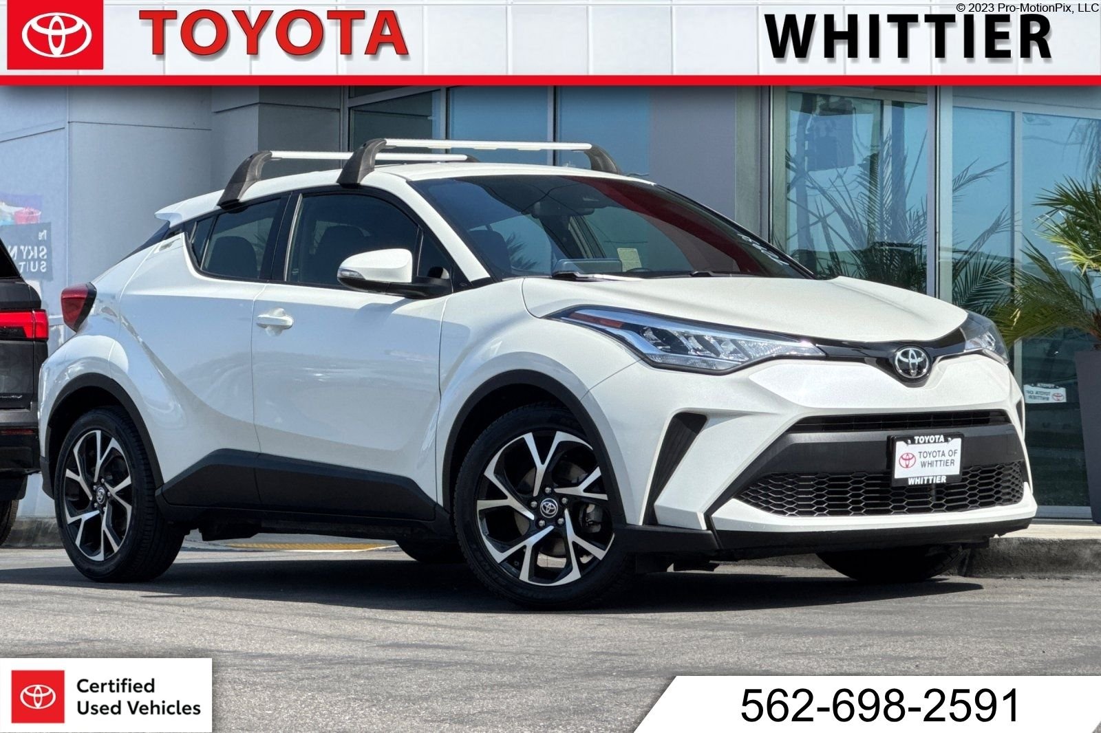 Certified Used 2021 White Toyota XLE image 1