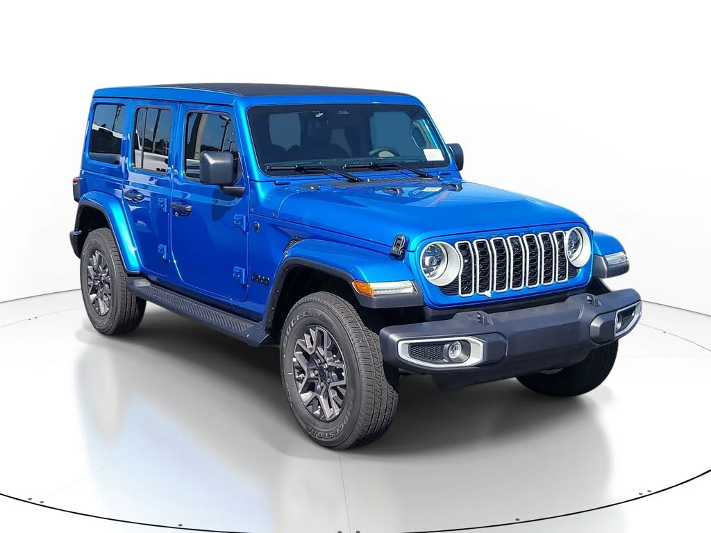 New 2026 Blue Jeep Sahara image 1