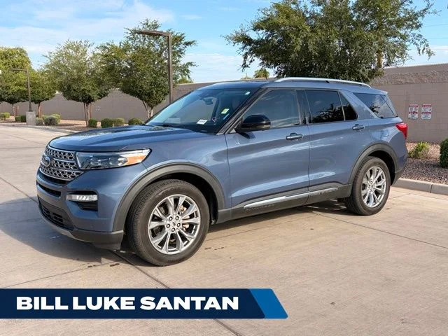 Certified Used 2021 Blue Ford Limited image 1