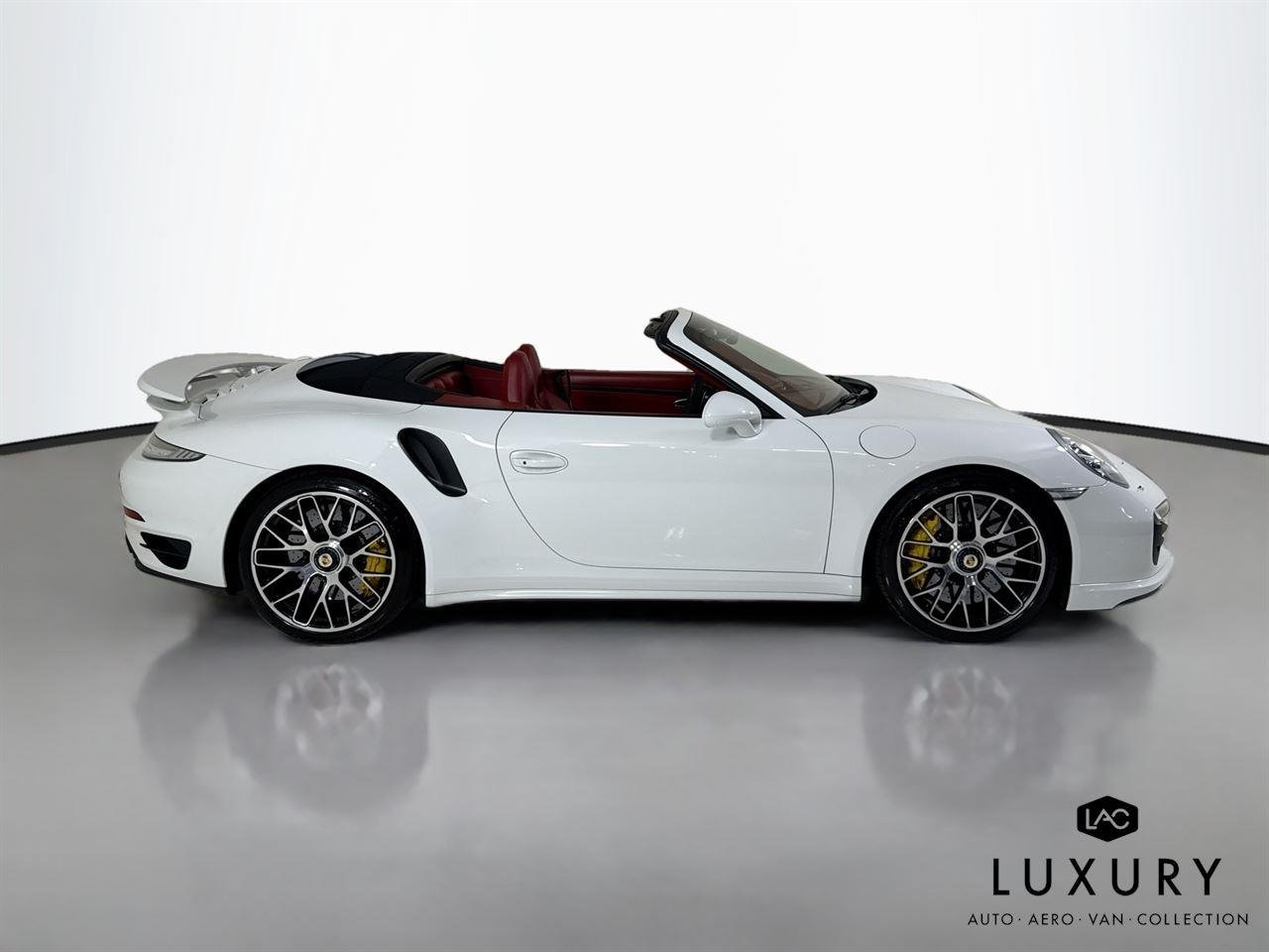 Used 2015 White Porsche Turbo S Cab image 5
