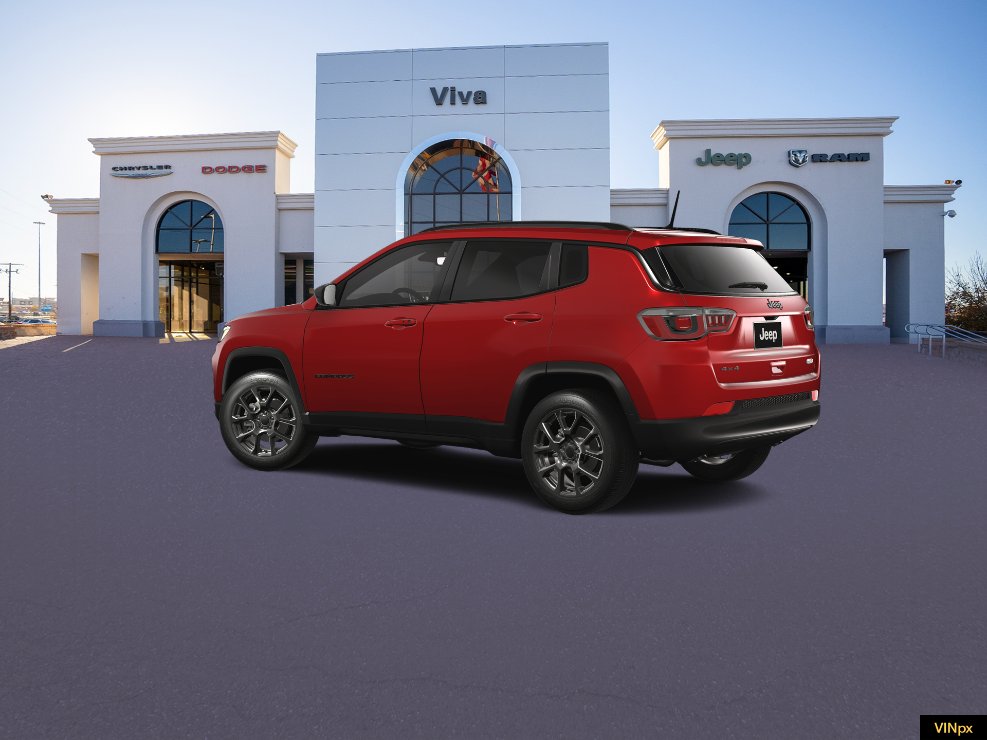 New 2026 Red Hot Pearl-Coat Exterior Paint Jeep Latitude image 16