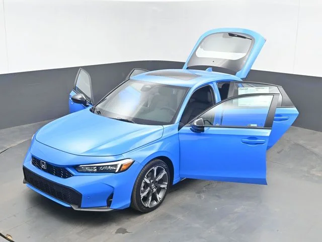 New 2026 Boost Blue Pearl Honda FWD Touring Hybrid image 54