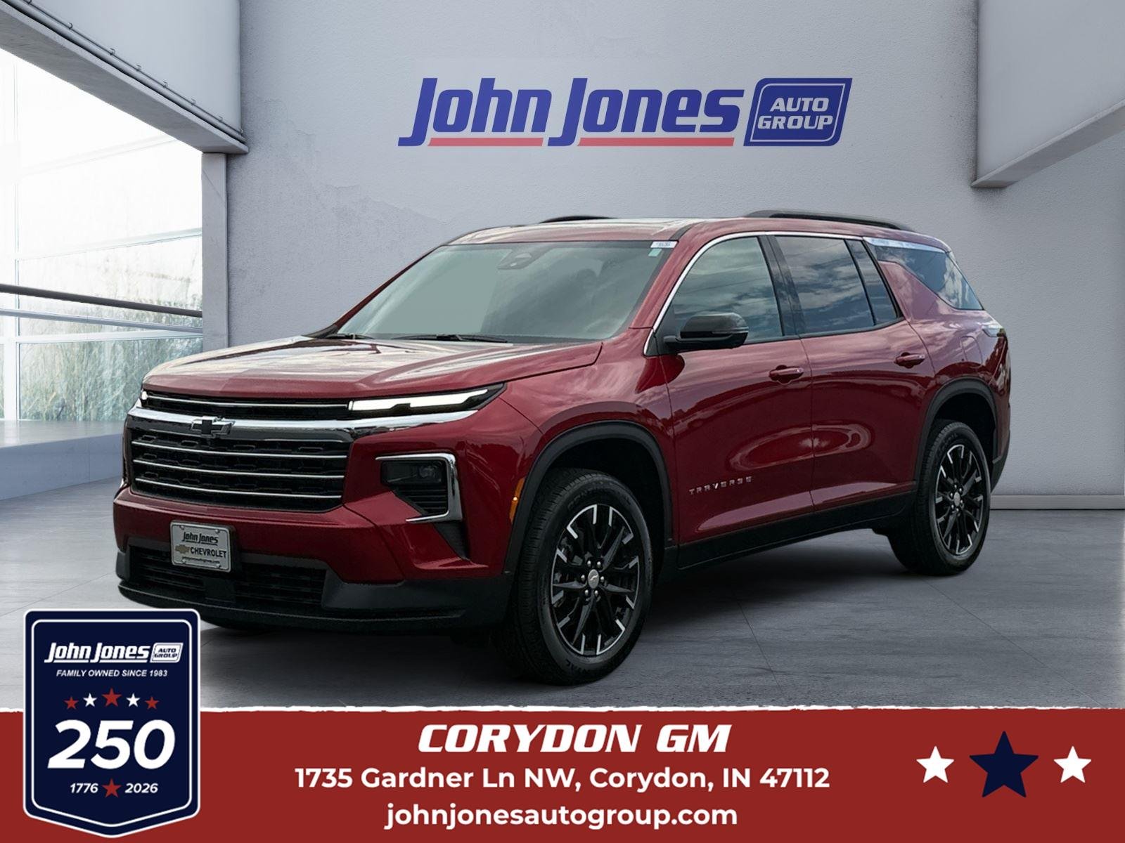 New 2026 Radiant Red Tintcoat Chevrolet LT image 1