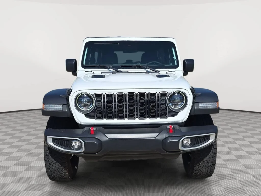 Used 2024 Bright White Clearcoat Jeep Rubicon image 2