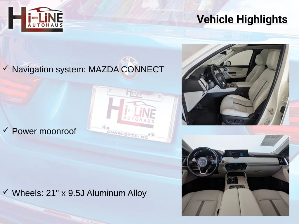 Used 2024 White Mazda Premium Plus AWD w/ 3rd Row Seats image 12