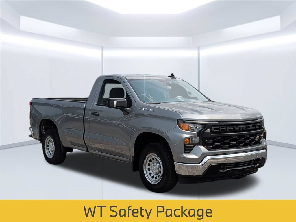 Used 2025 Sterling Gray Metallic Chevrolet WT image 8