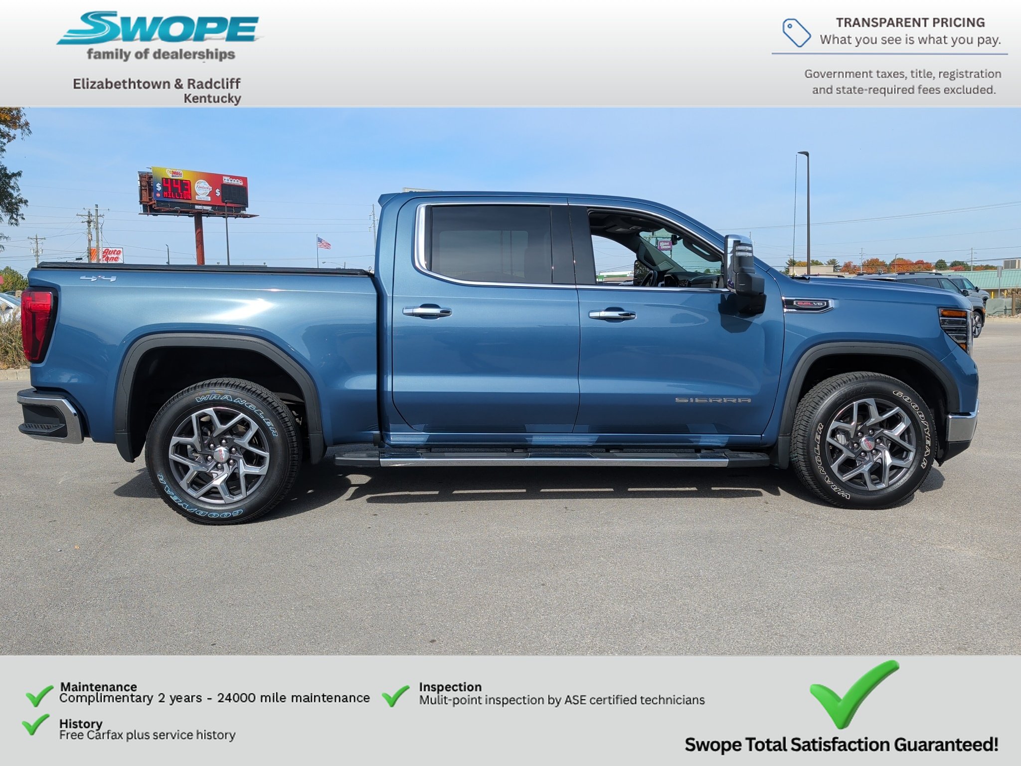 Used 2024 Downpour Metallic GMC SLT image 5
