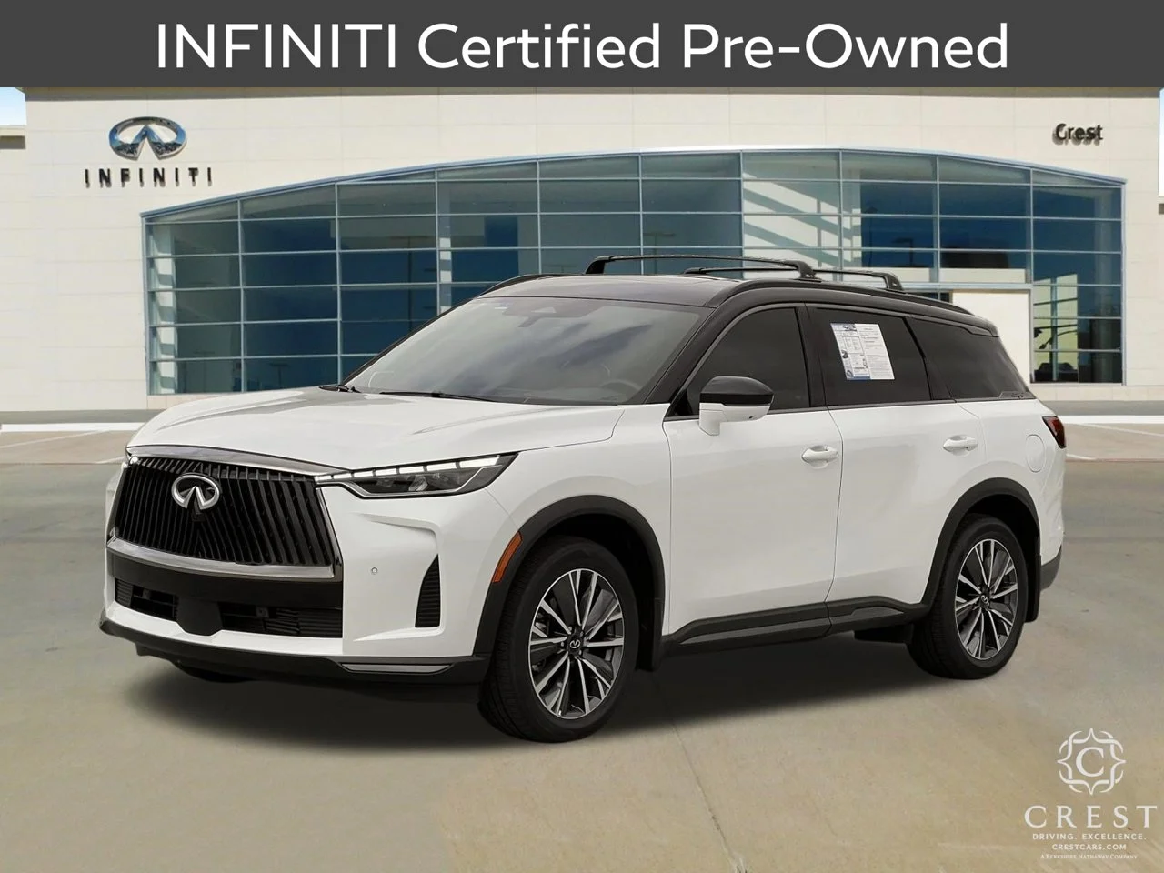 Certified Used 2027 Radiant White Black Obsidian INFINITI AUTOGRAPH image 9