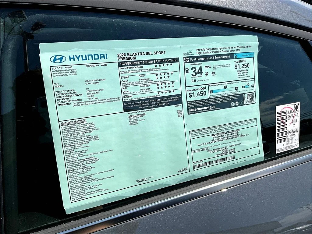 New 2026 Gray Hyundai SEL Sport Premium image 12