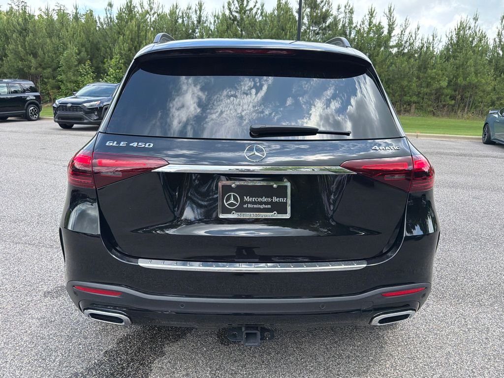 Certified Used 2025 Obsidian Black Metallic Mercedes-Benz GLE 450 image 11