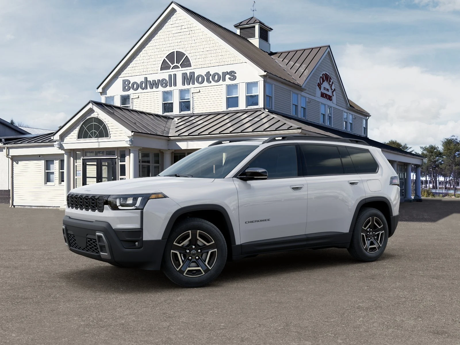 New 2026 Bright White Clear-Coat Exterior Paint Jeep Limited image 2