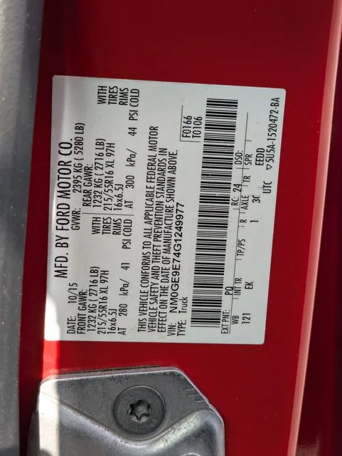 Used 2016 Red Ford XL image 35