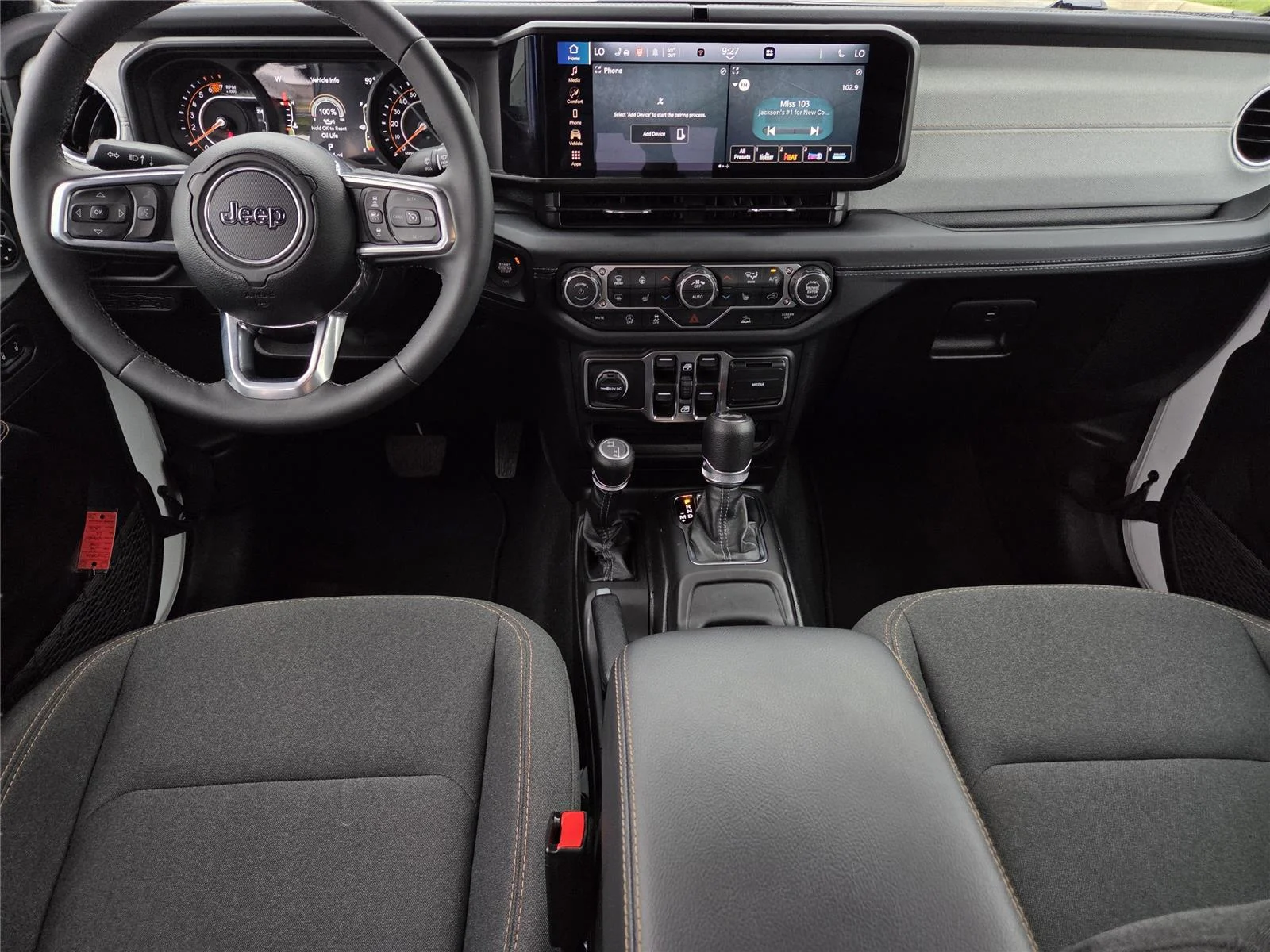 Used 2026 Bright White Clearcoat Jeep Sahara image 8