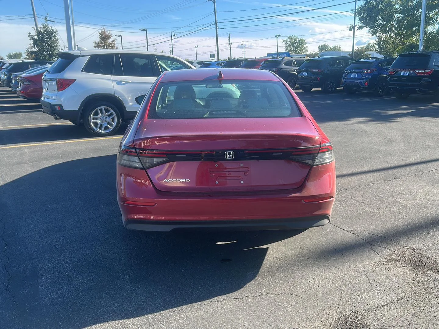 Used 2025 Radiant Red Metallic Honda LX image 5