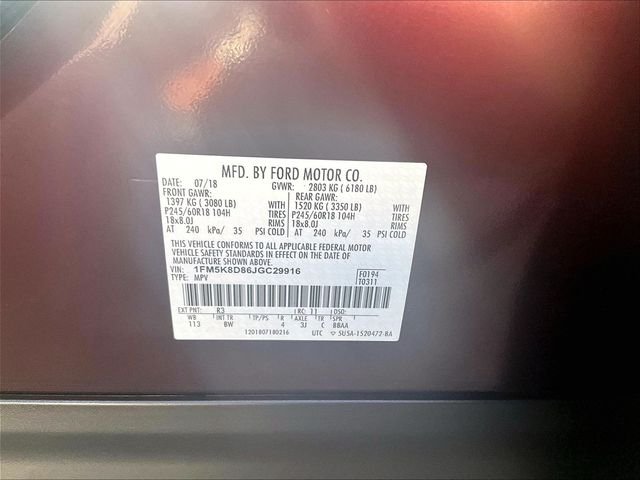 Used 2018 Red Ford XLT image 36