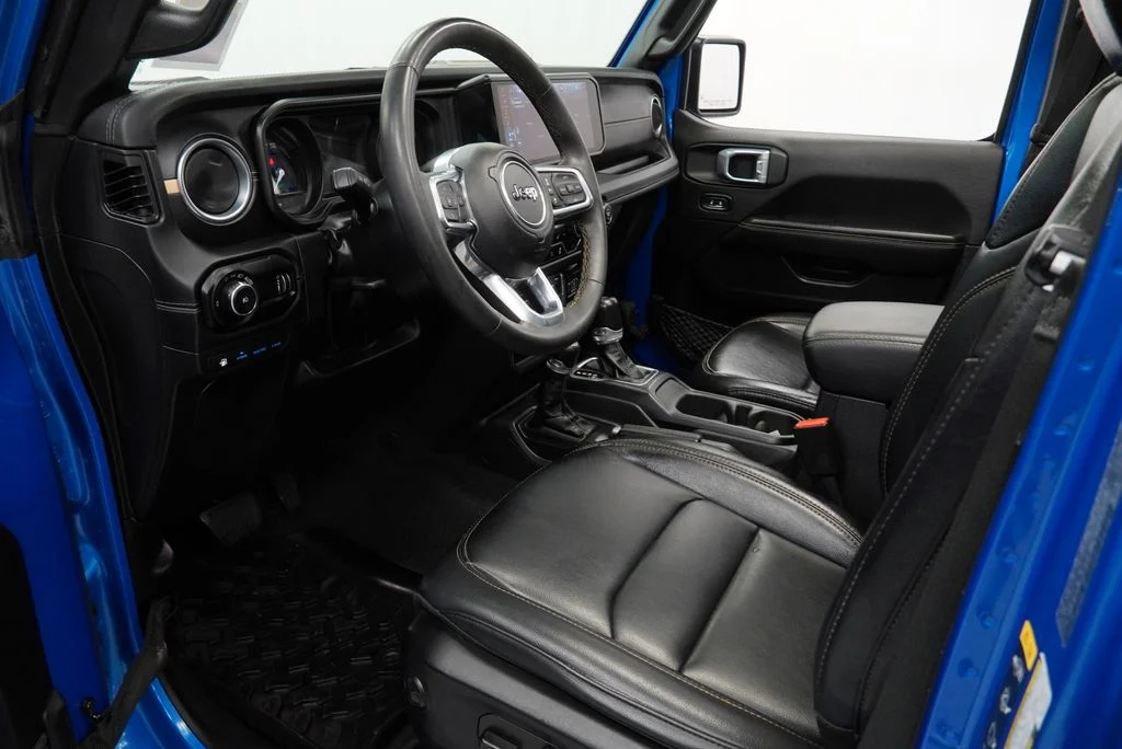Used 2024 Blue Jeep Sahara 4xe image 22