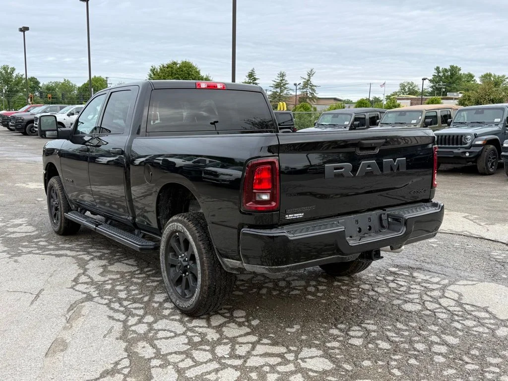 New 2026 Diamond Black Crystal Pearl-Coat Exterior Paint RAM Big Horn image 9