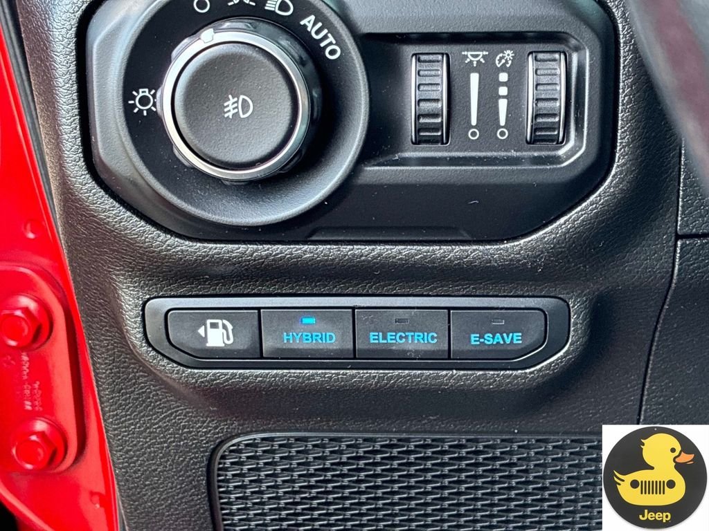Used 2021 Red Jeep Unlimited Sahara 4xe image 26