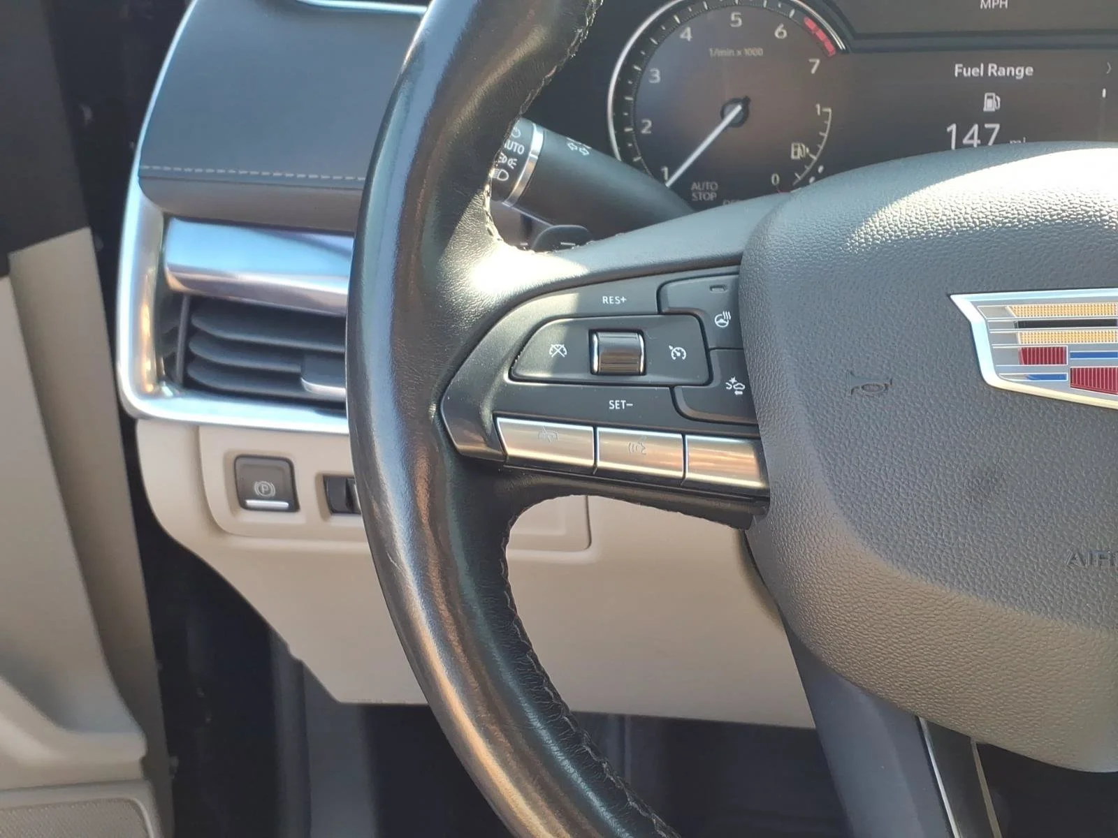 Used 2023 Stellar Black Metallic Cadillac AWD Luxury image 18