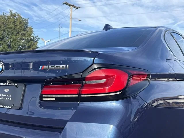 Used 2021 Dark Blue BMW M550i xDrive image 6