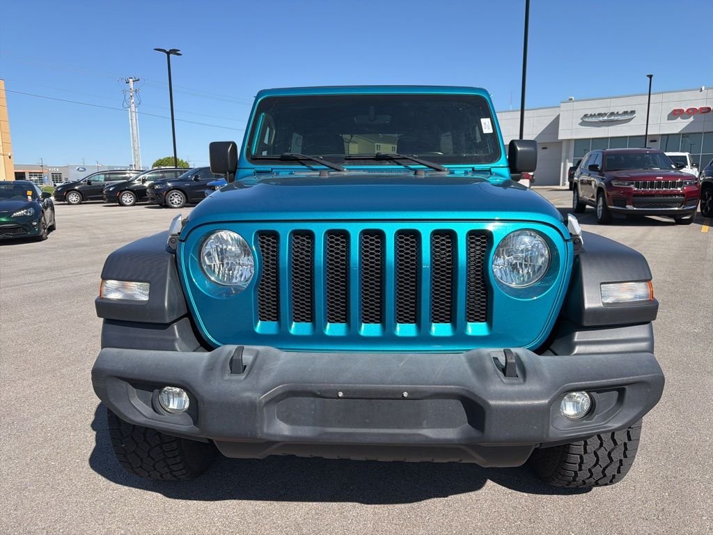 Used 2020 Jeep Wrangler Unlimited Sport S with VIN 1C4HJXDN7LW313496 for sale in Kansas City