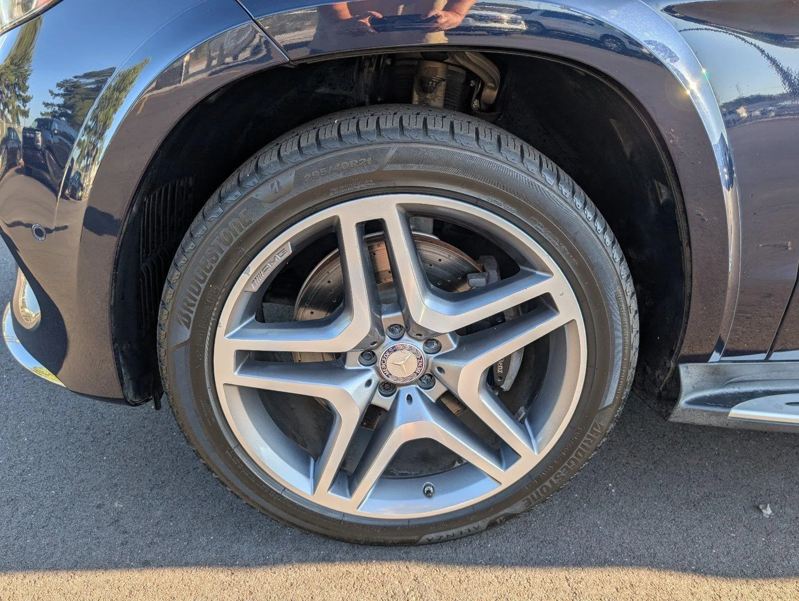 Used 2017 Lunar Blue Metallic Mercedes-Benz GLS 550 image 11