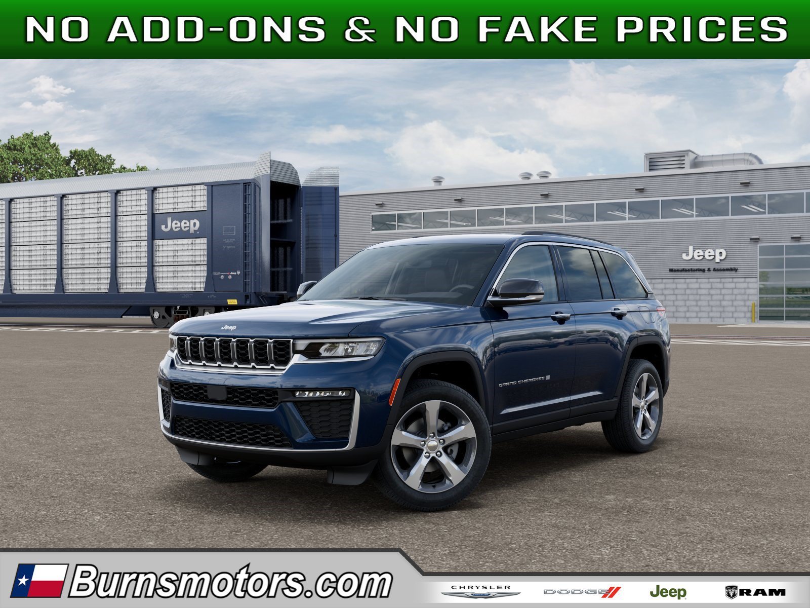 New 2026 Fathom Blue Pearl-Coat Exterior Paint Jeep Limited image 1