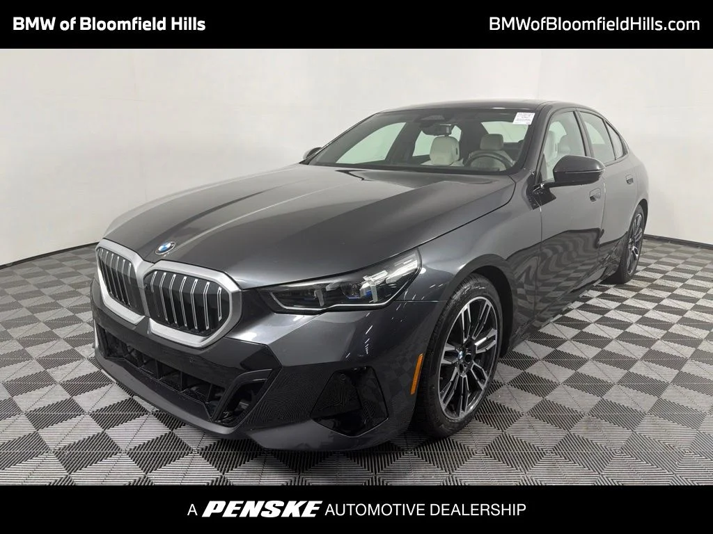 Certified Used 2024 Dark Graphite Metallic BMW 540i xDrive image 1