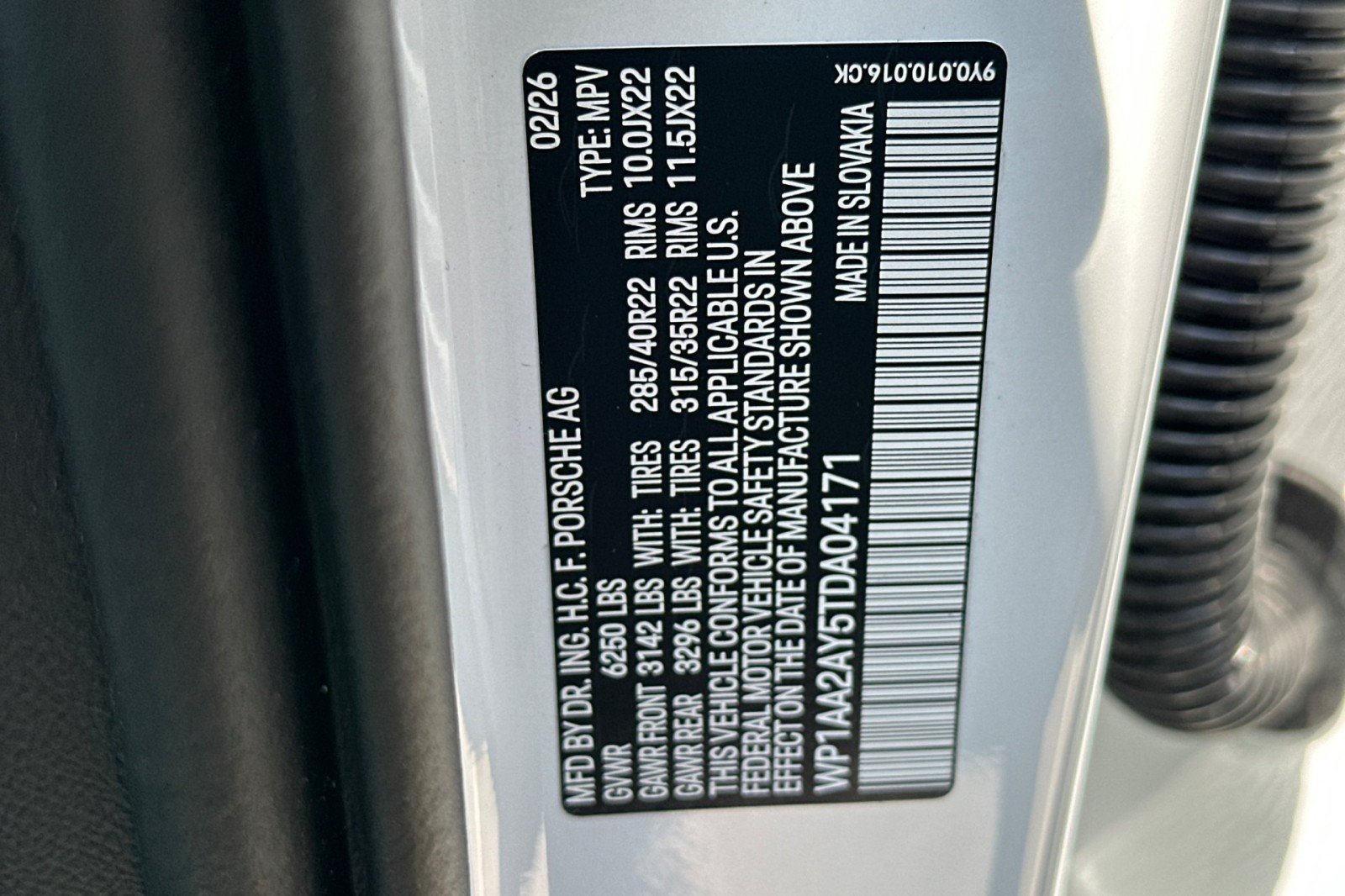 New 2026 Carrara White Metallic Porsche AWD image 29