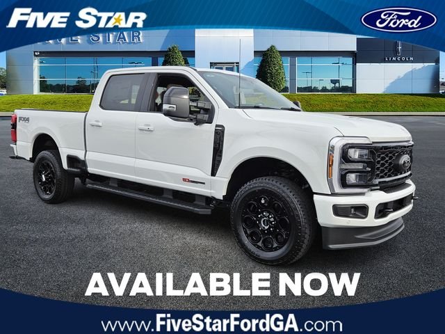 New 2026 Star White Metallic Tri-Coat Ford Lariat image 1