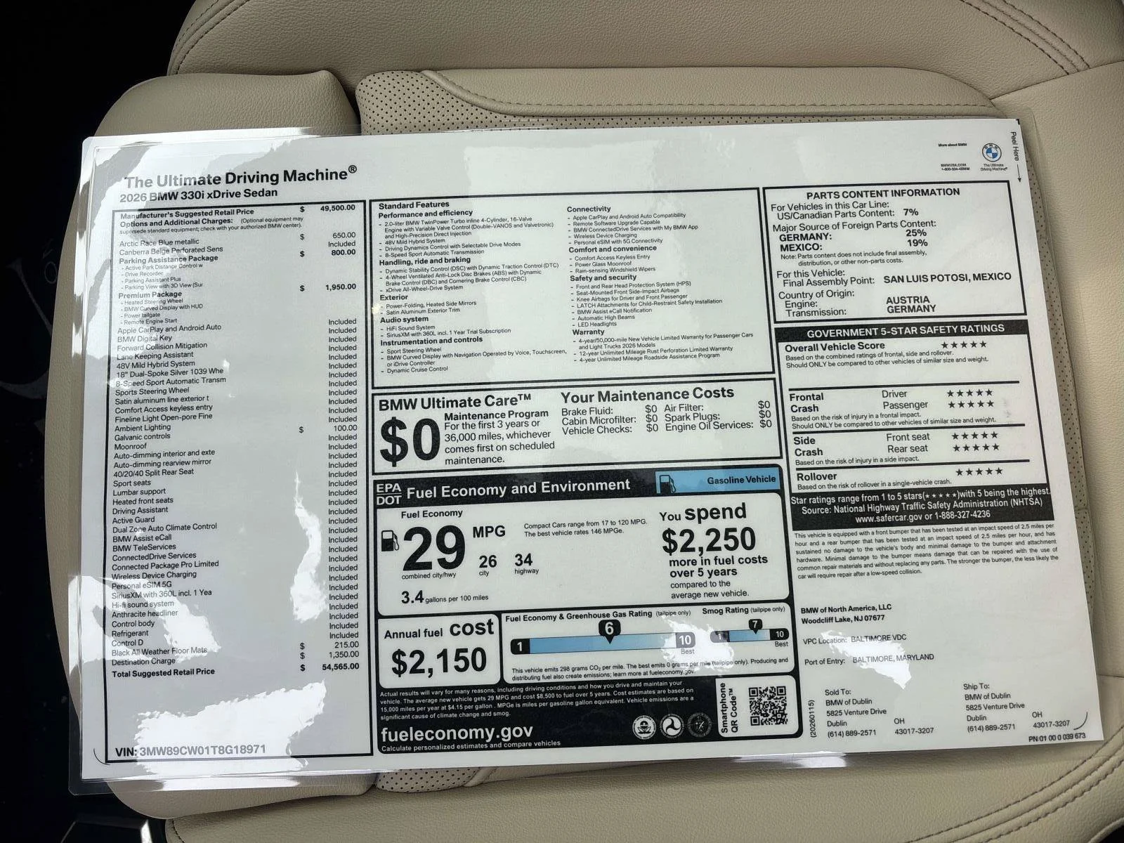 Used 2026 Blue BMW  image 33