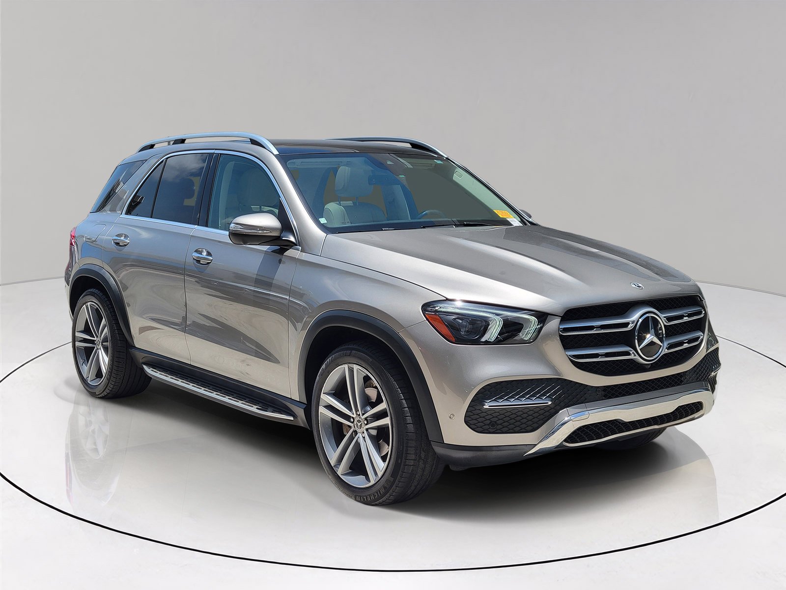 Certified Used 2022 Mojave Silver Metallic Mercedes-Benz GLE 350 image 1