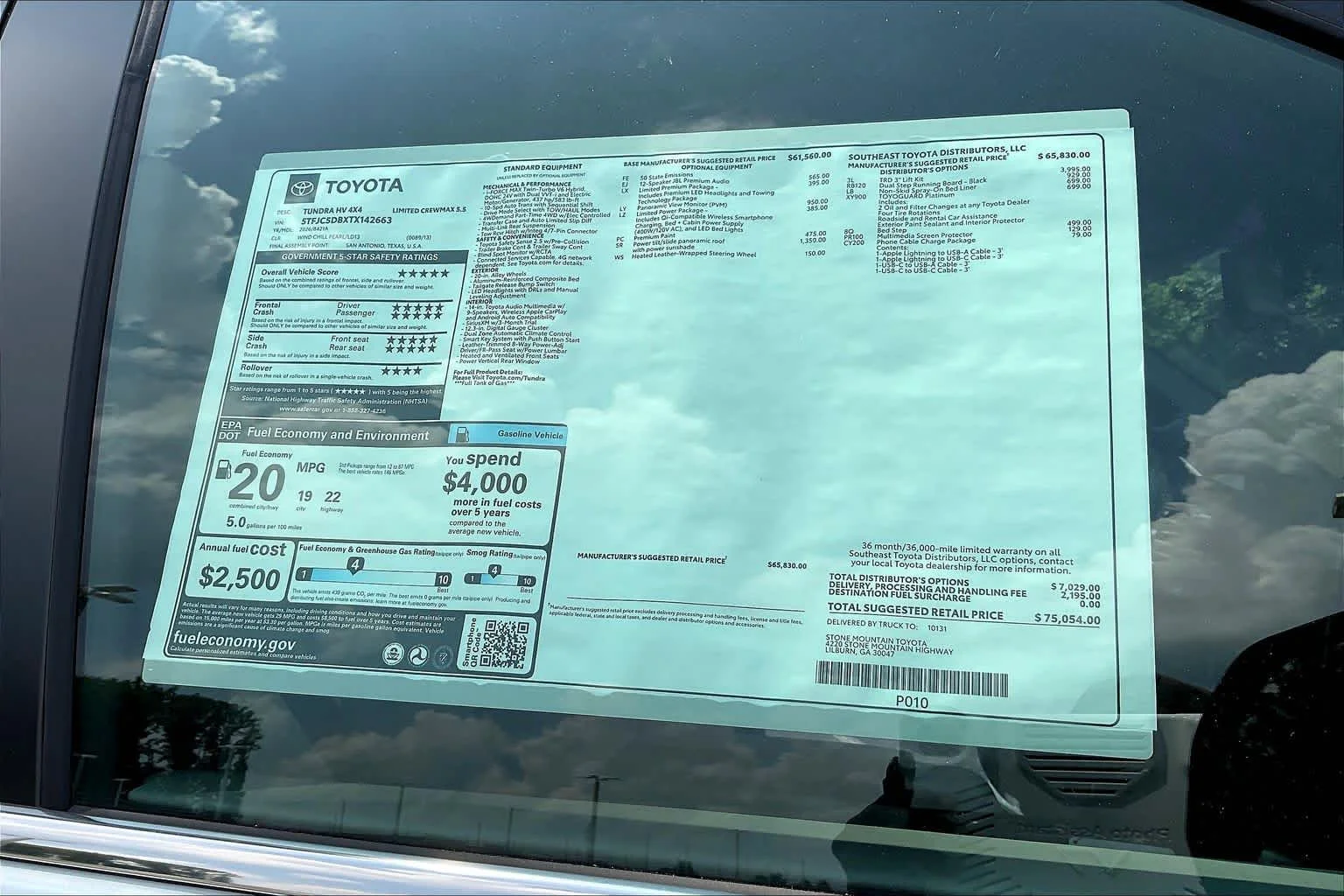 New 2026 Wind Chill Pearl Toyota Limited i-FORCE MAX image 19