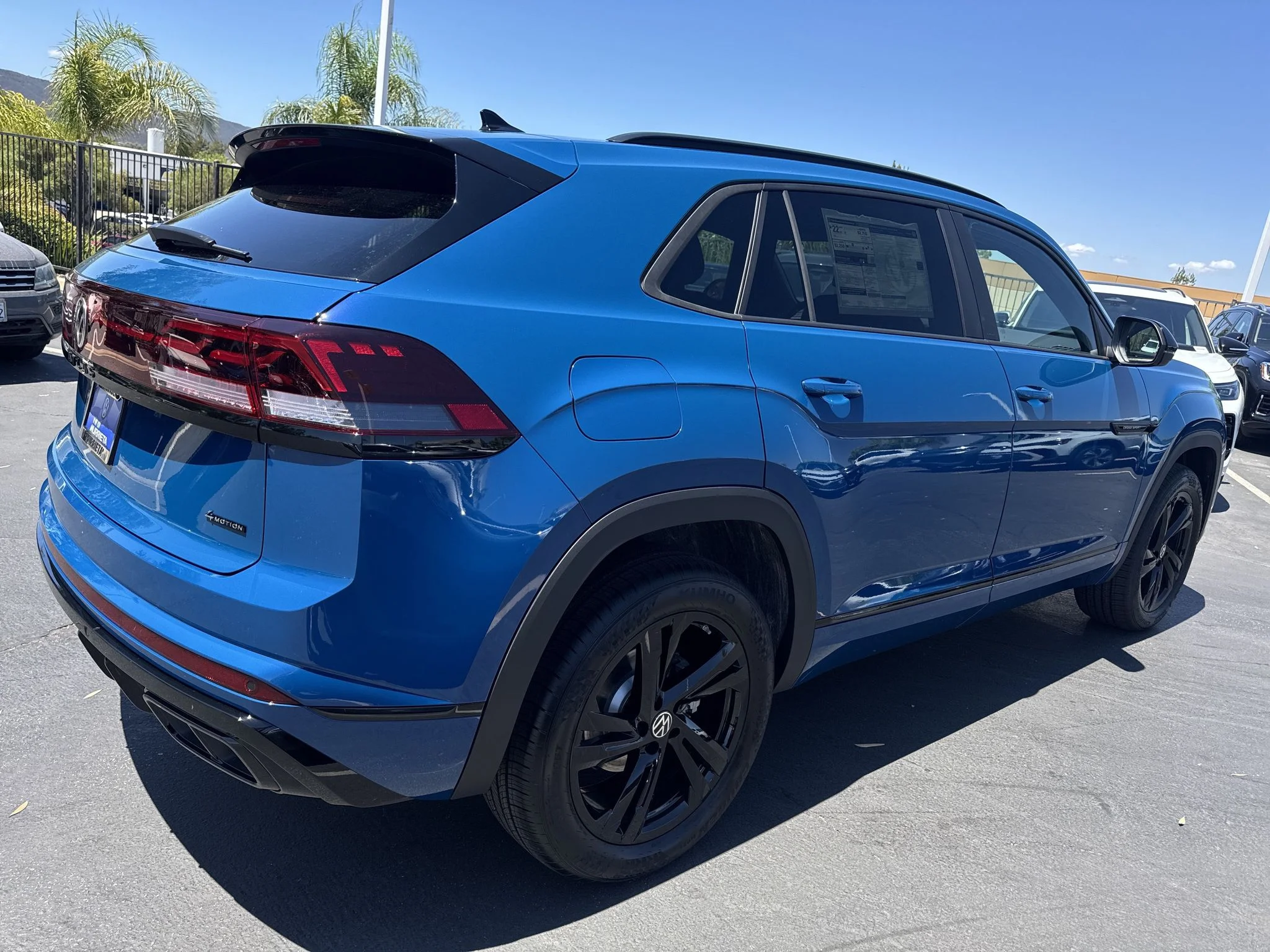 New 2026 Mountain Lake Blue Metallic Volkswagen 2.0T SEL R-Line Black image 7