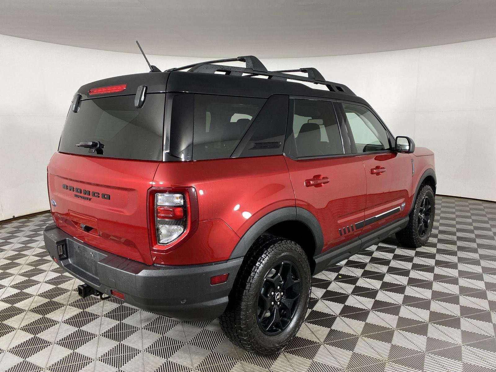 Used 2021 Rapid Red Metallic Tinted Clearcoat Ford First Edition image 10