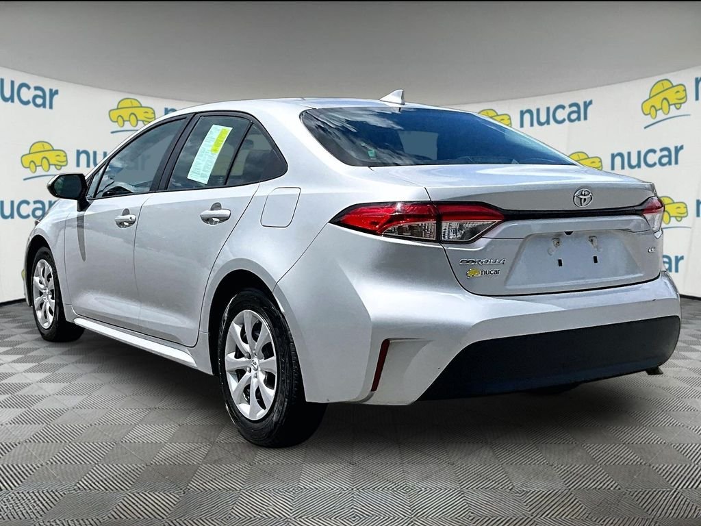 Used 2024 Classic Silver Metallic Toyota LE image 4