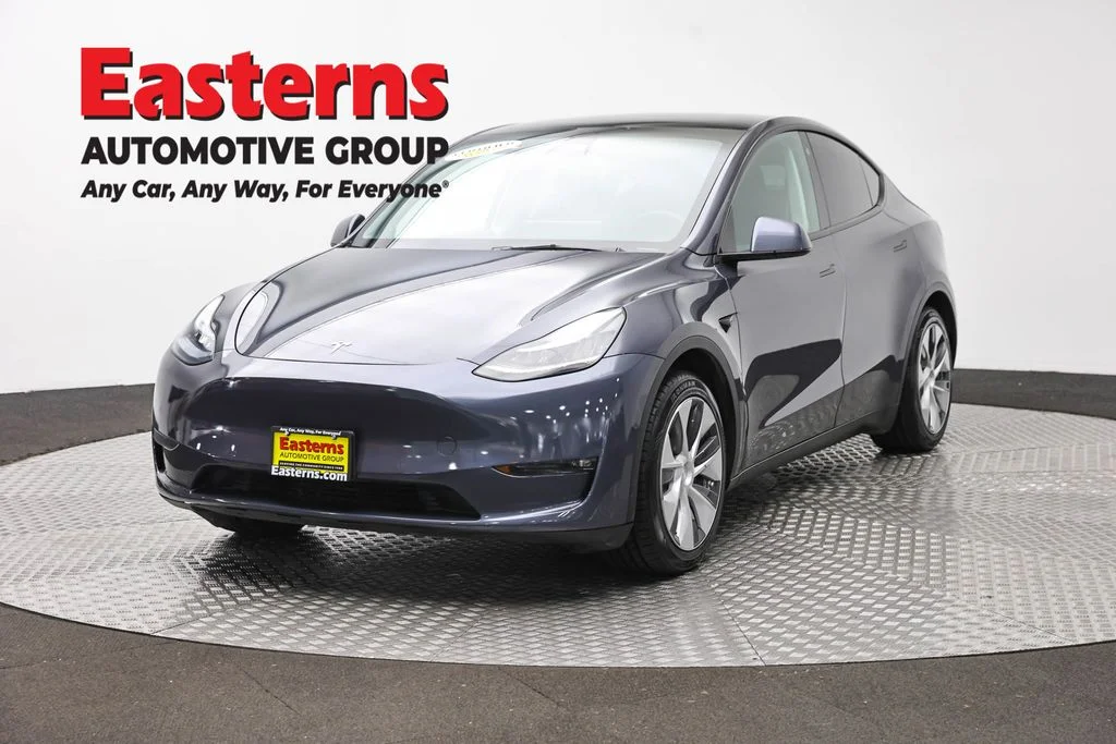 Used 2021 Gray Tesla Long Range image 1