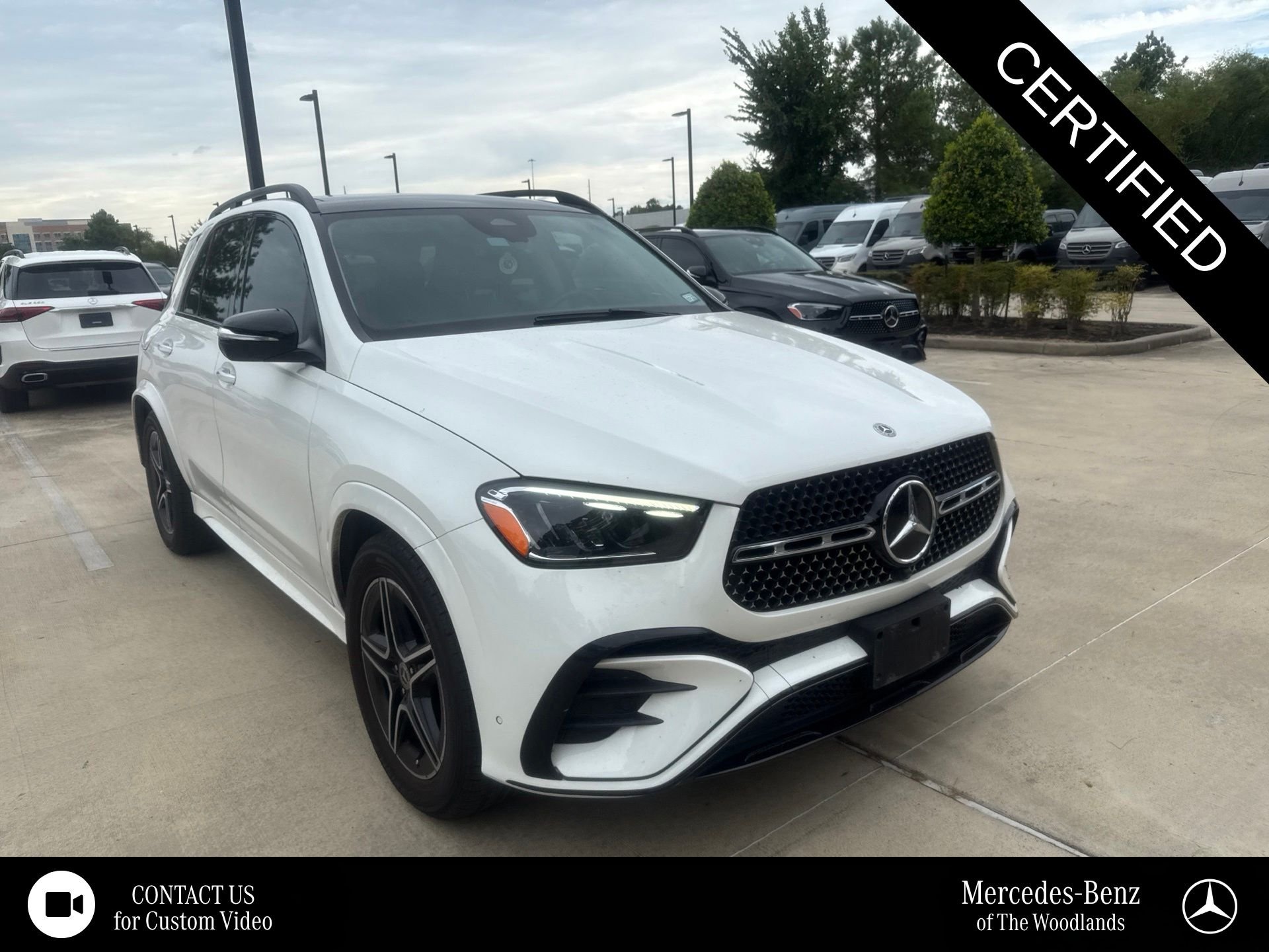 Certified Used 2024 Polar White Mercedes-Benz GLE 450 image 1