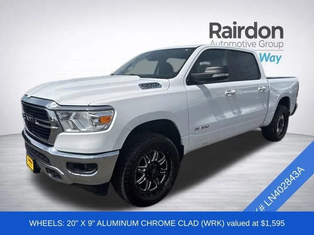 Used 2020 Bright White Clearcoat Ram Big Horn image 3