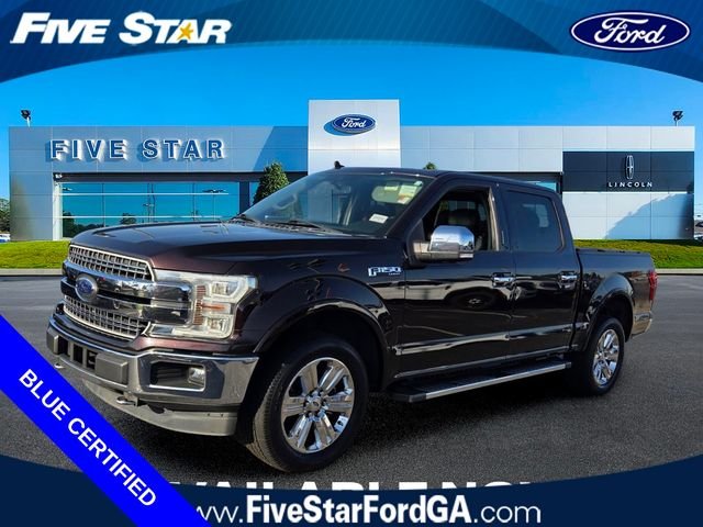 Certified Used 2018 Magma Red Ford Lariat image 3