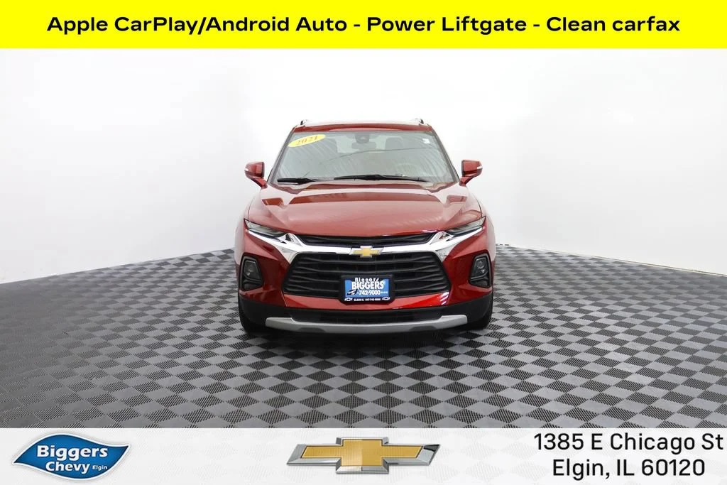 Used 2021 CHERRY RED TINTCOAT Chevrolet LT image 2