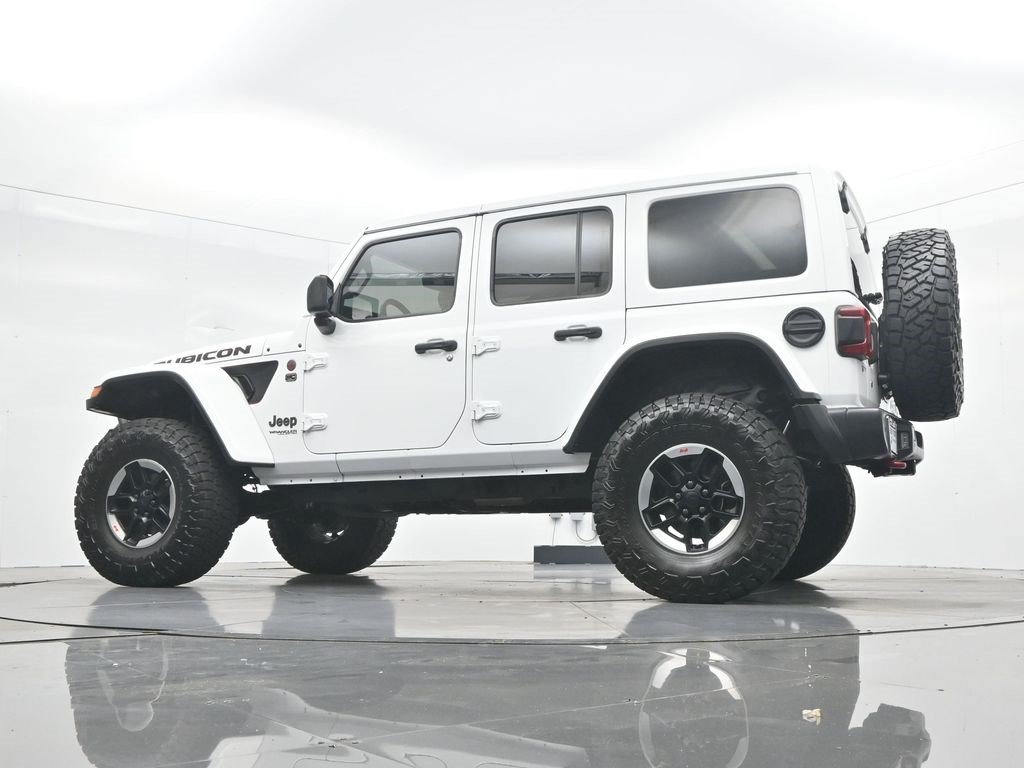 Used 2020 Bright White Clearcoat Jeep Rubicon image 34