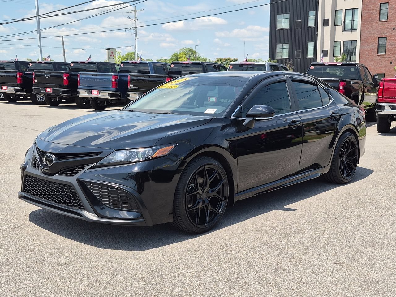 Used 2024 Black Toyota SE image 4