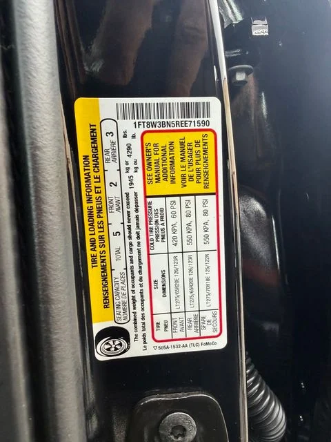 Used 2024 Agate Black Metallic Ford Lariat image 4