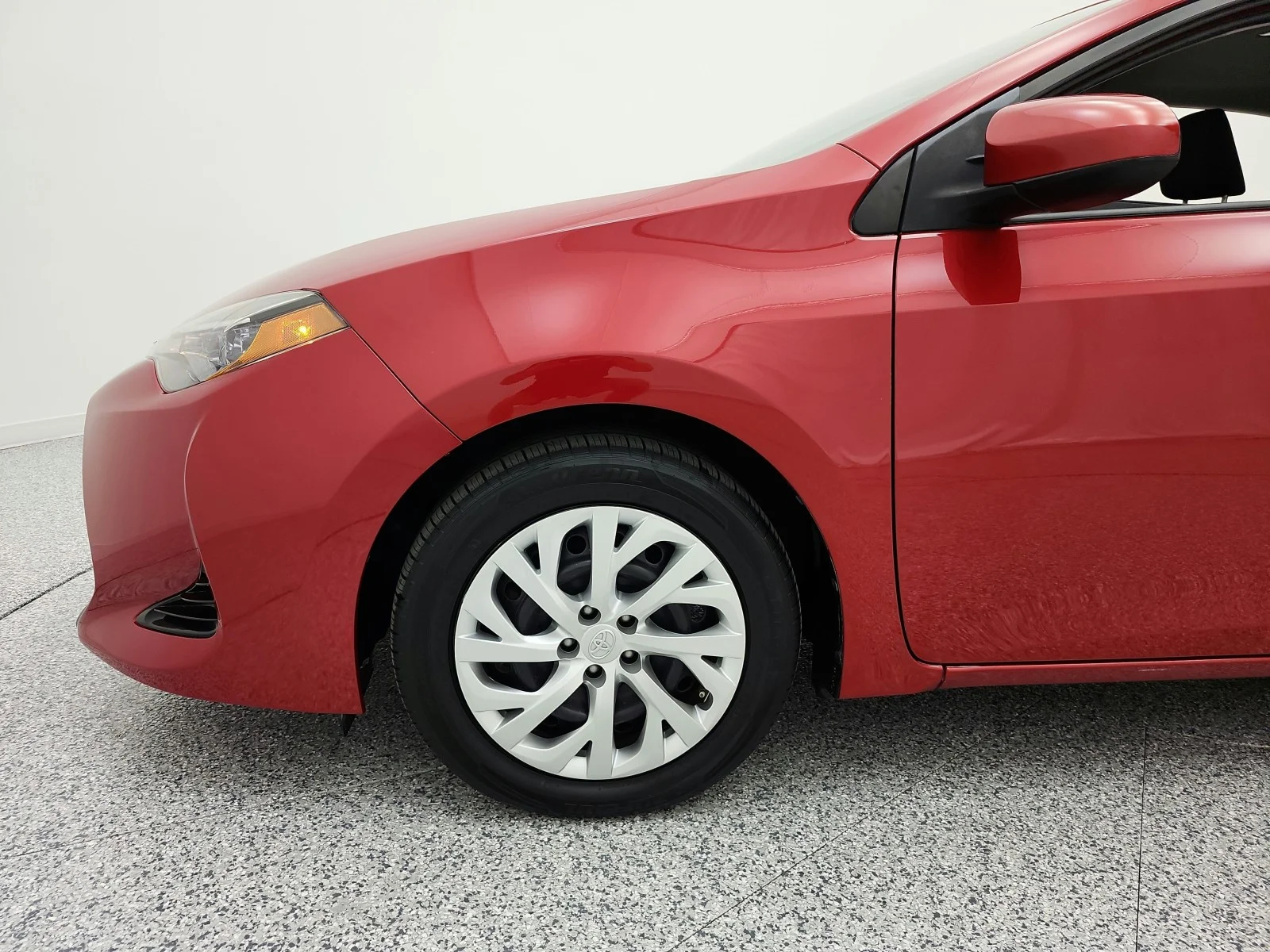 Used 2017 Barcelona Red Metallic Toyota LE image 17