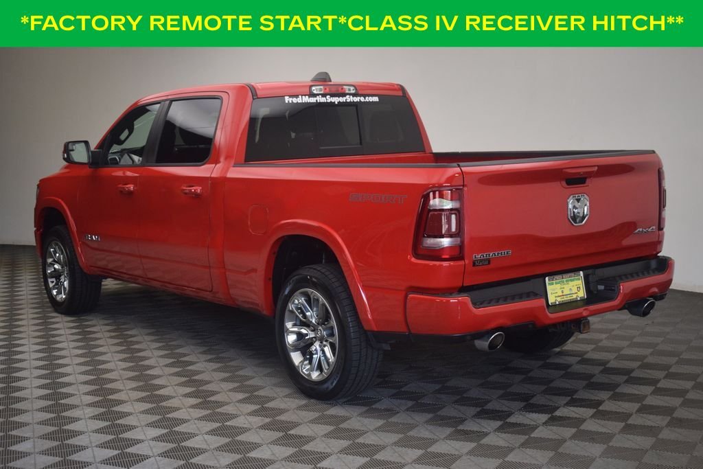 Used 2022 Flame Red Clearcoat RAM Laramie image 6