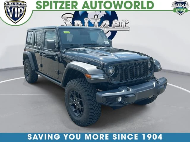 New 2026 Black Clearcoat Jeep Willys image 1