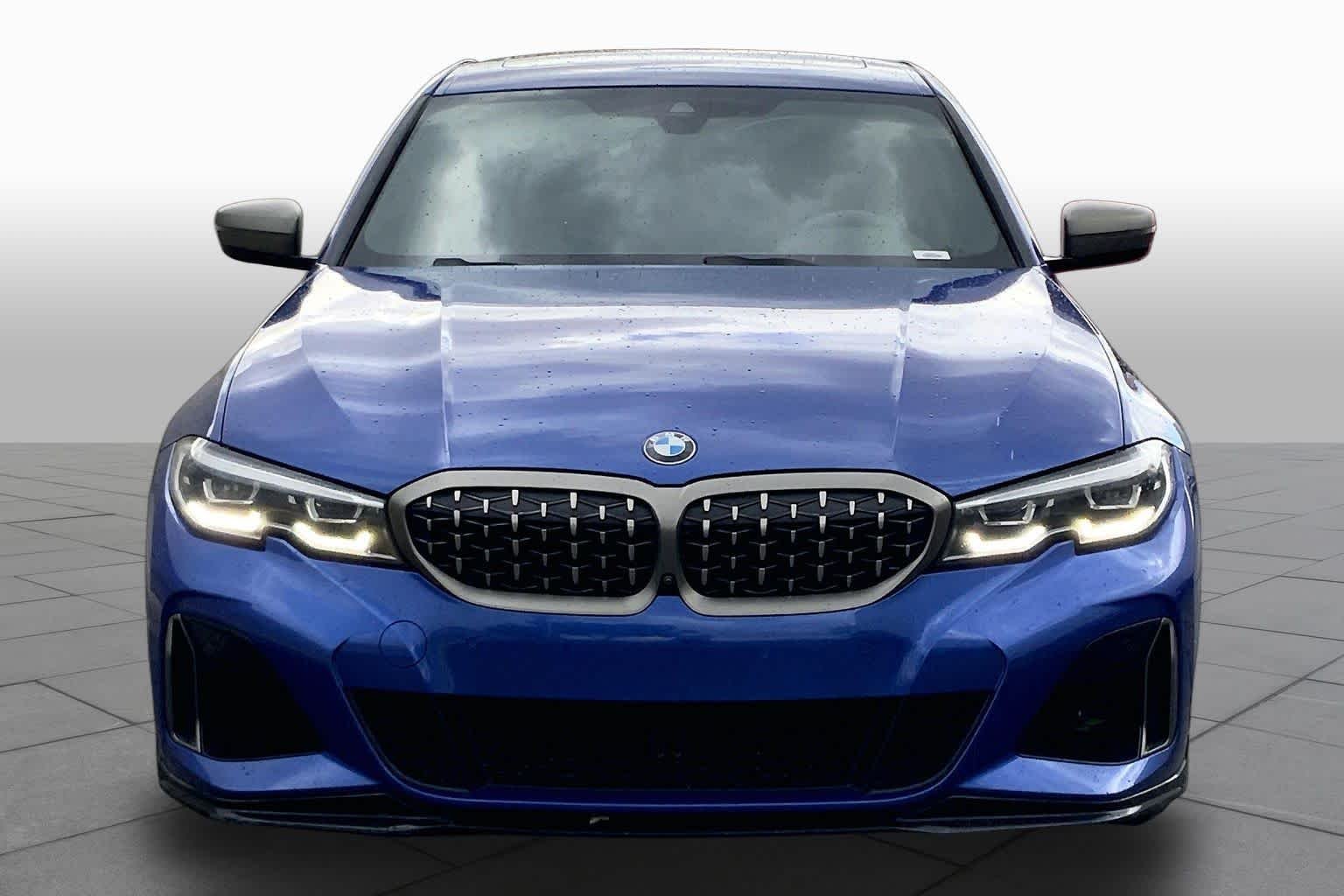 Used 2021 Portimao Blue Metallic BMW M340i xDrive image 3