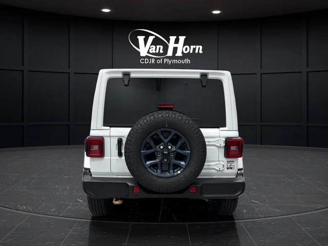 New 2026 Bright White Clear-Coat Exterior Paint Jeep 85th Anniversary Edition image 6